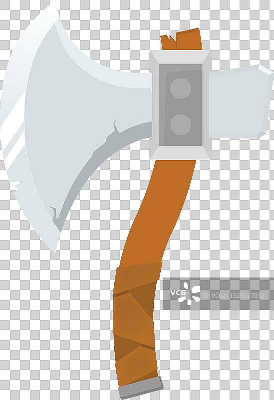 卡通斧头2.5D设计图片素材