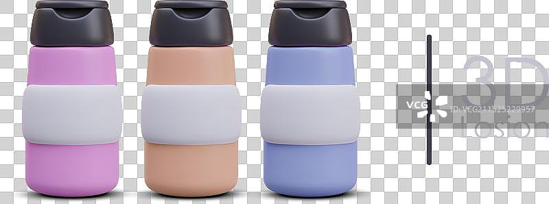 身体乳液瓶海报图片素材