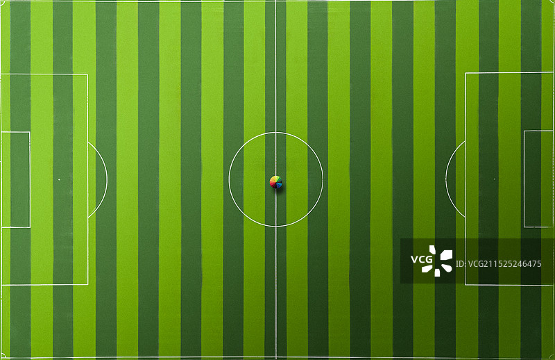 航拍足球场图片素材