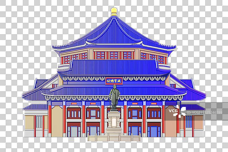 广东广州中山纪念堂图片素材