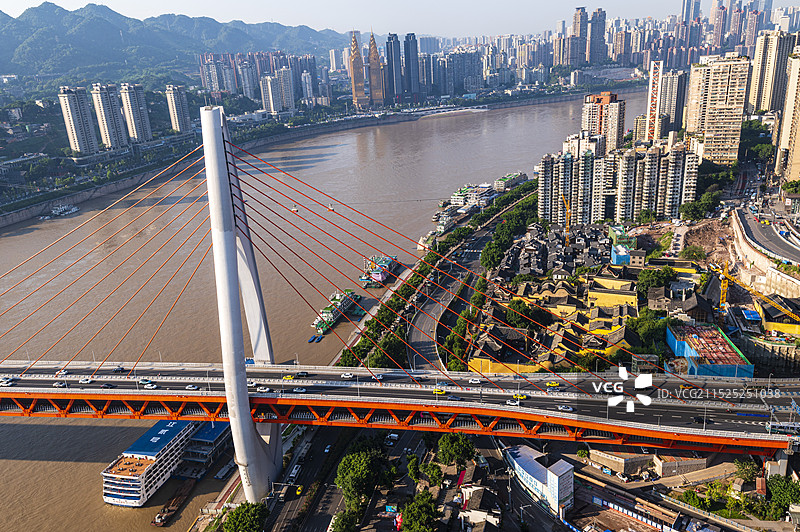 东水门长江大桥景观图片素材