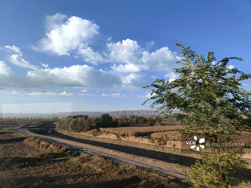 古浪县.西靖镇308省道图片素材