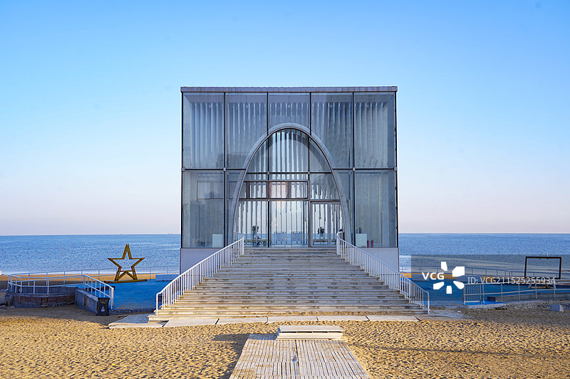 烟台金沙滩公园图片素材