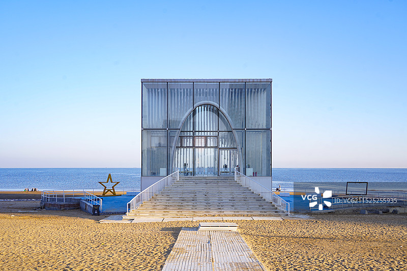 烟台金沙滩公园图片素材