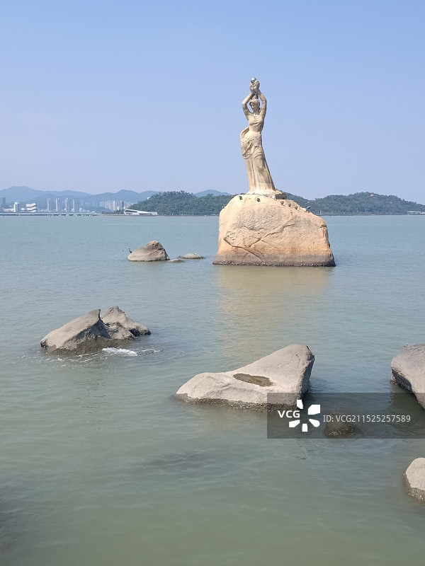 珠海渔女图片素材