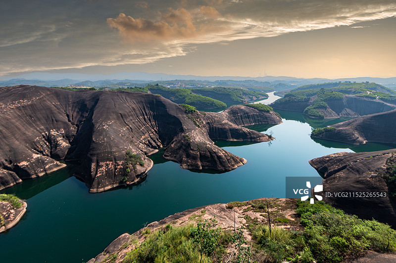 碧水丹霞高椅岭图片素材