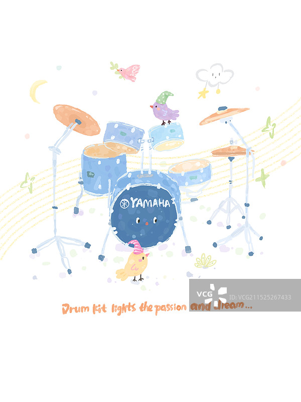 我爱架子鼓图片素材