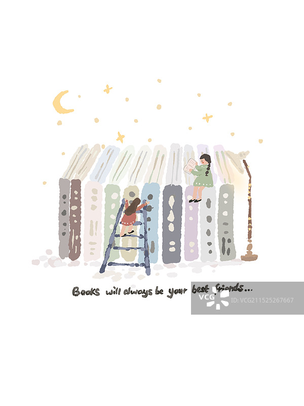 书籍是人类最好的朋友图片素材
