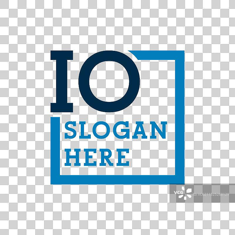 简约字母IO首字母标志图片素材