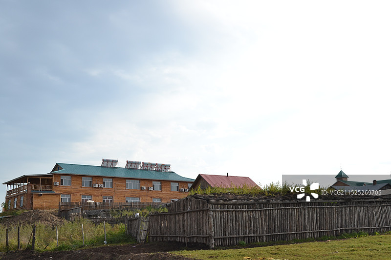 呼伦贝尔蒙兀室韦文化旅游景区，俄罗斯民族乡，室韦图片素材