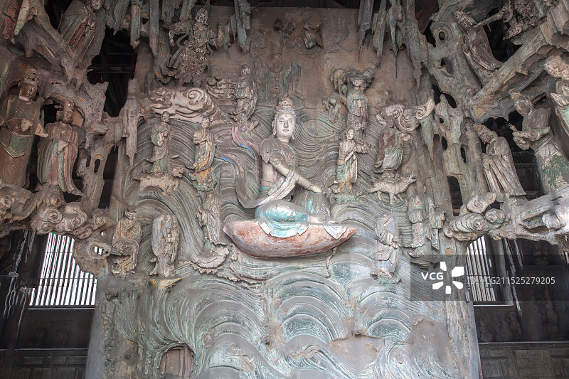 双林寺的渡海观音图片素材