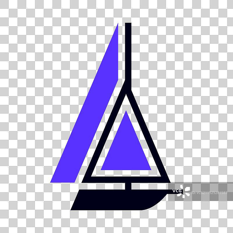 方形扁平交通图标图片素材