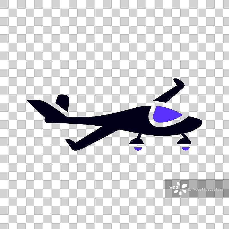 方形扁平交通图标图片素材