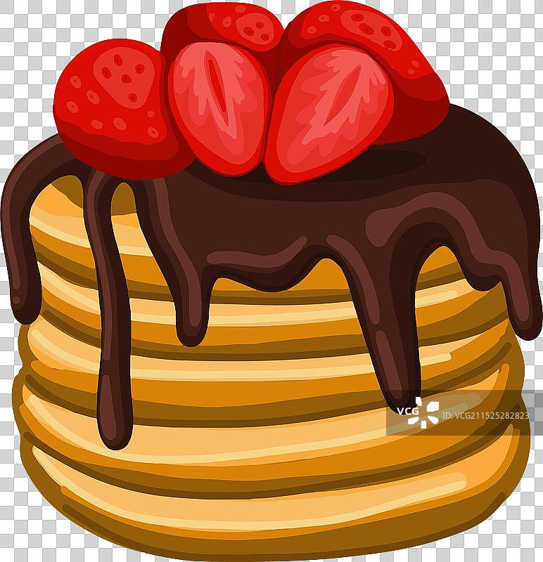 金棕色堆叠薄煎饼图片素材