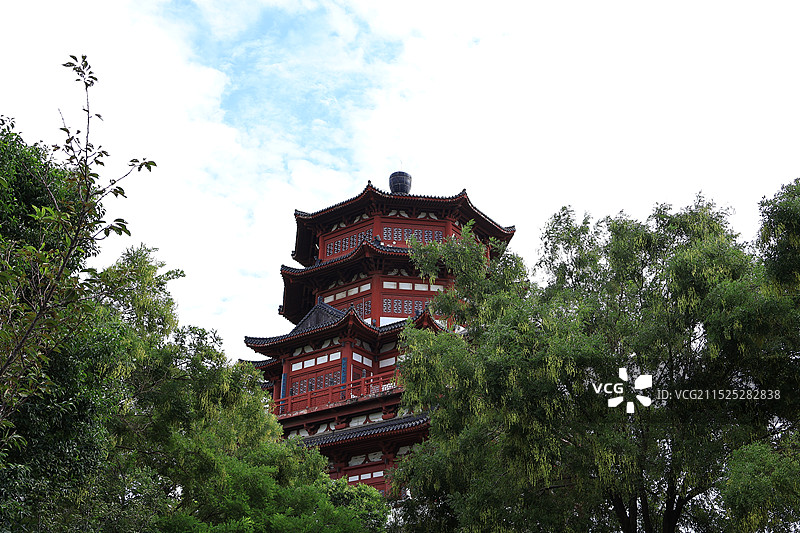 济宁南池景区图片素材