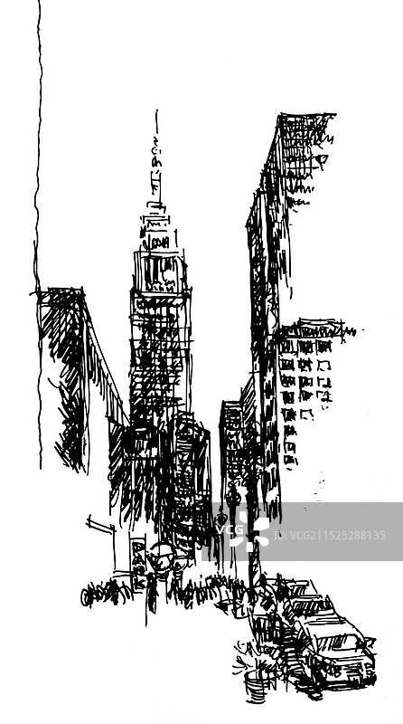 美国纽约的街道图片素材