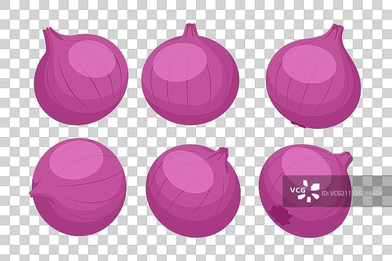 2.5D红色洋葱图片素材