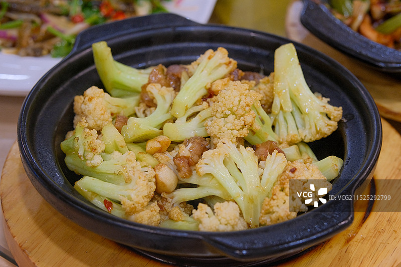 啫啫台山菜花图片素材