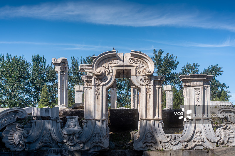 北京圆明园西洋楼遗址公园图片素材