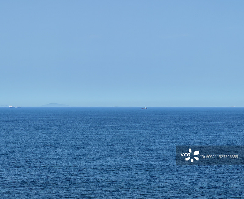 水天一色图片素材