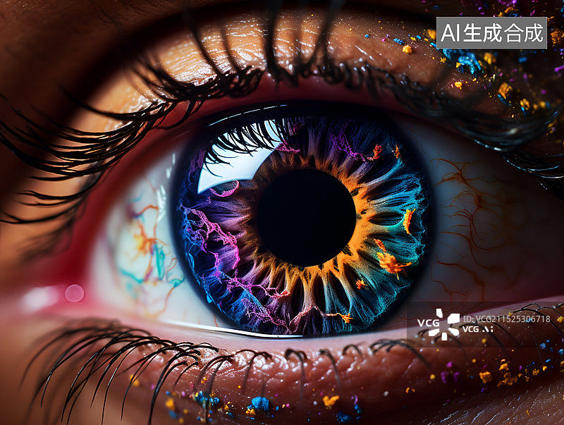 【AI数字艺术】眼睛图片素材