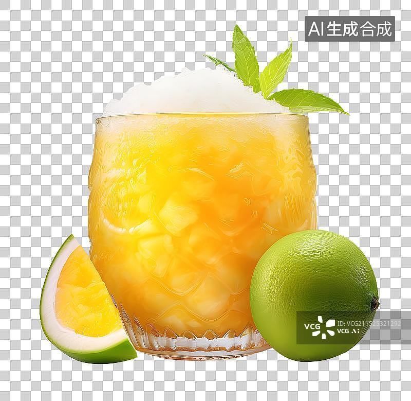 【AI数字艺术】:夏天冰镇果汁饮料美食 杨枝甘露西米露 元素 素材图片素材