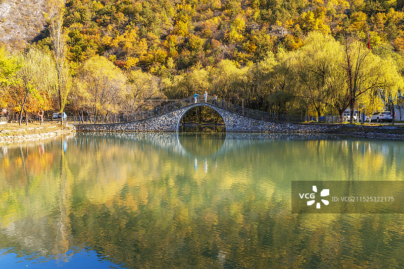 北京延庆滴水壶的秋天图片素材