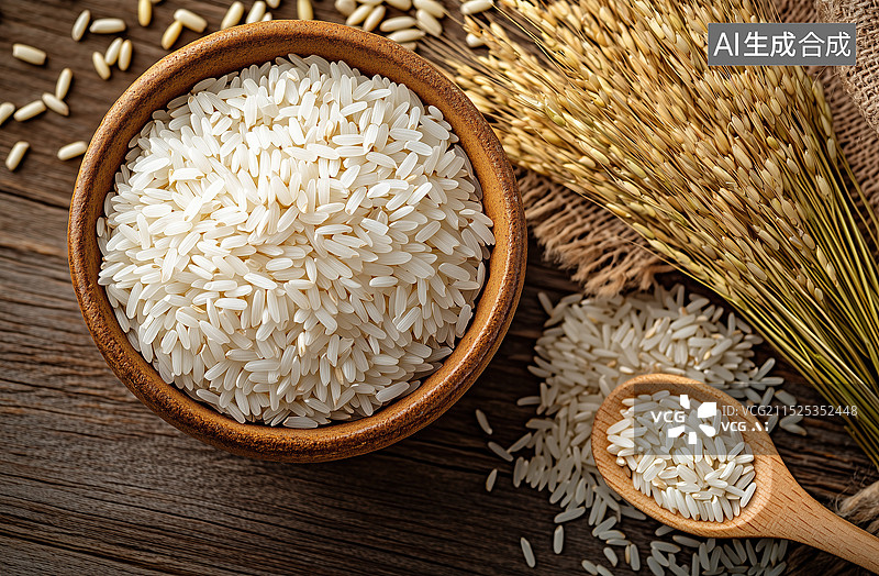 【AI数字艺术】生态大米图片素材