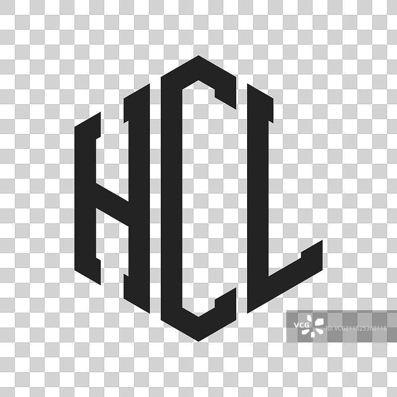 HCL首字母组合标志设计图片素材