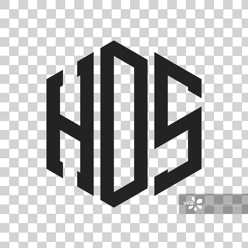 HDS首字母组合标志设计图片素材
