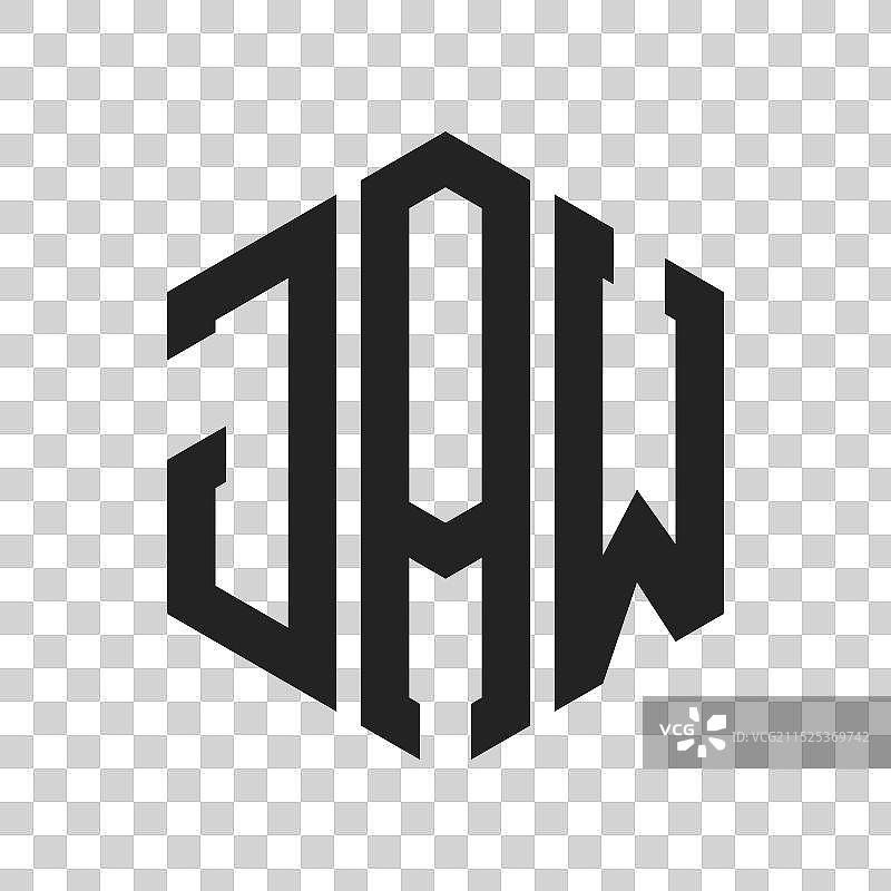 颌骨首字母标志设计图片素材