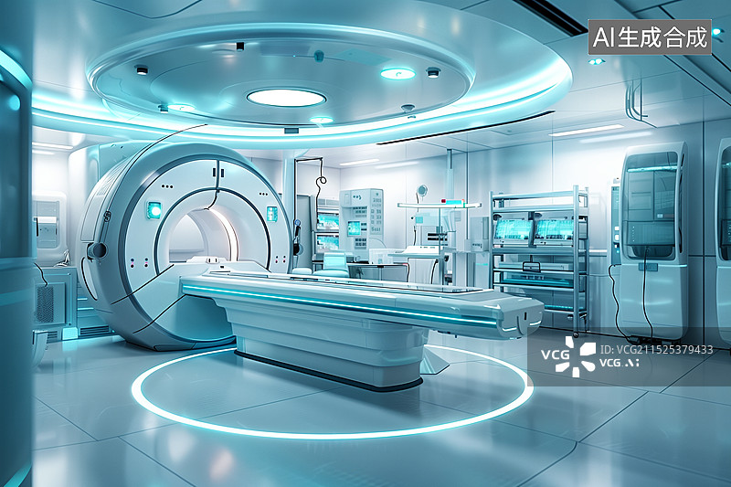 【AI数字艺术】核磁共振科技医疗图片素材
