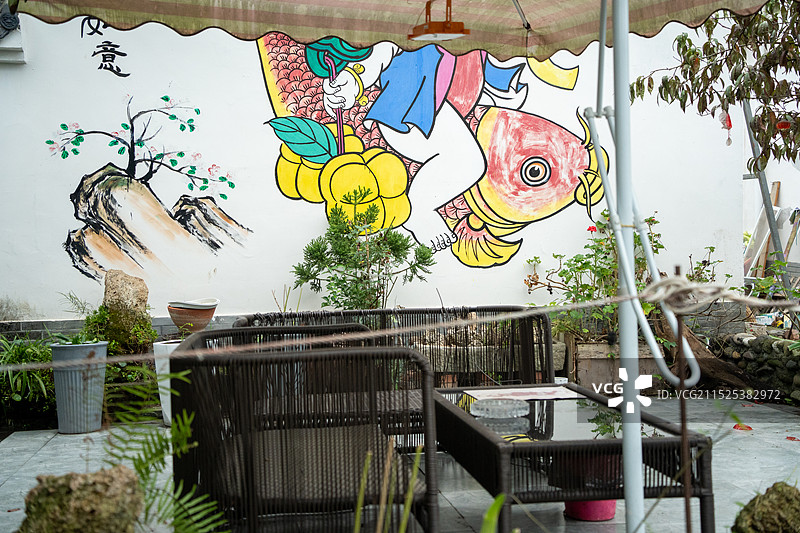 德阳中国绵竹年画村景区图片素材