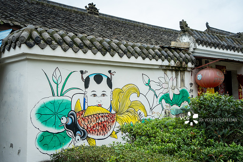 德阳中国绵竹年画村景区图片素材