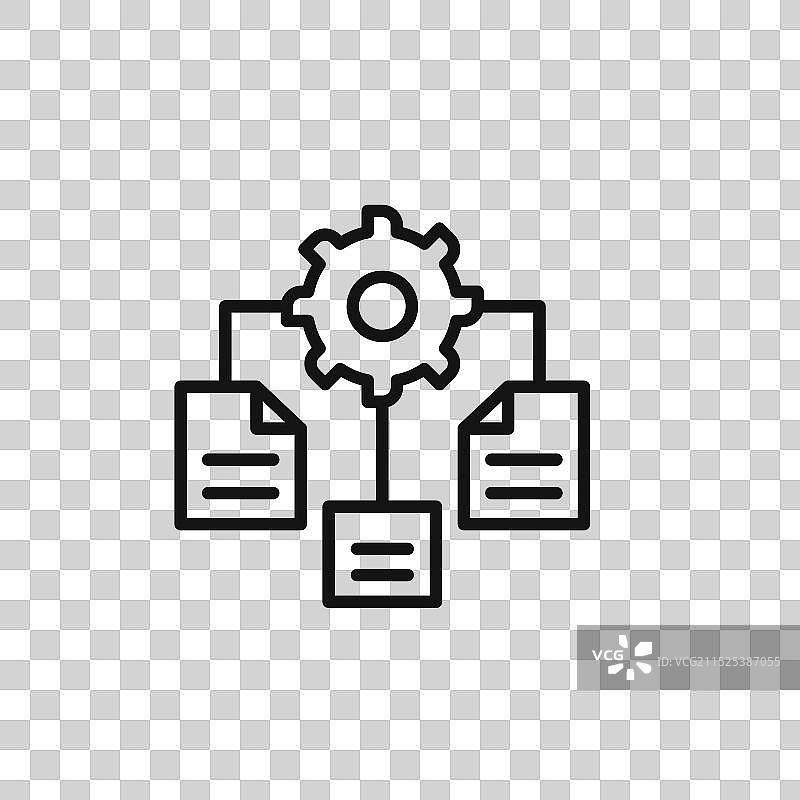 黑色采购图标轮廓图片素材