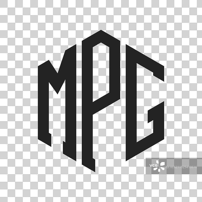 MPG首字母标志设计图片素材