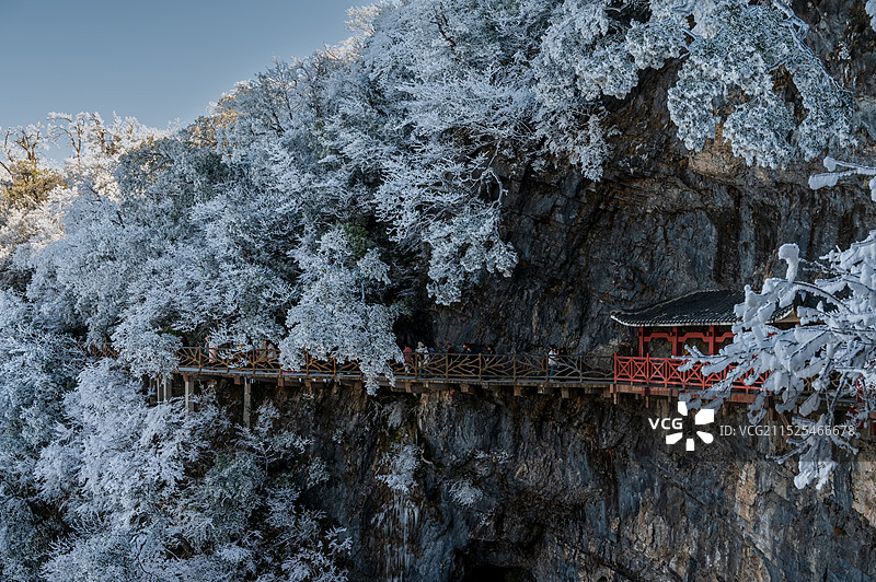 天门山凌霄台摄于湘•张家界天门山图片素材