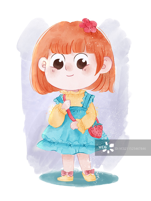 小女孩图片素材