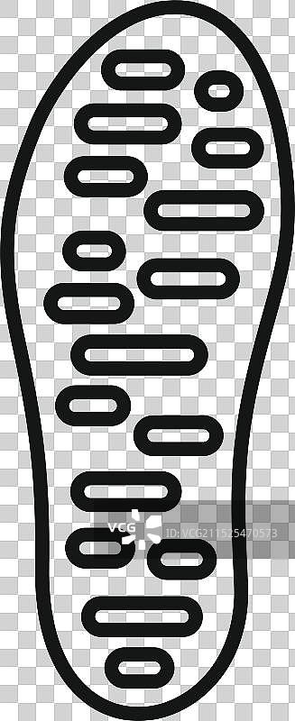 登山靴鞋底图片素材