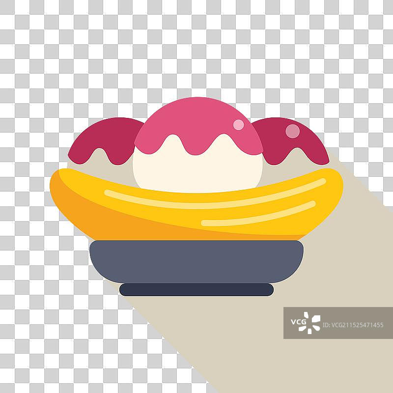 盘装圣代甜点图片素材