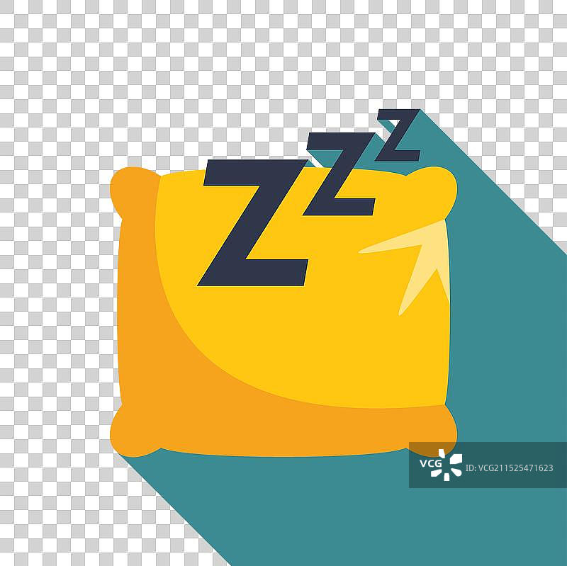 邀请您深度睡眠的黄色枕头图片素材