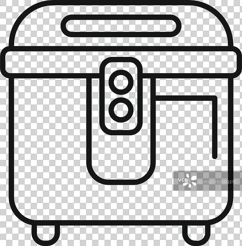 现代油炸锅设备图片素材