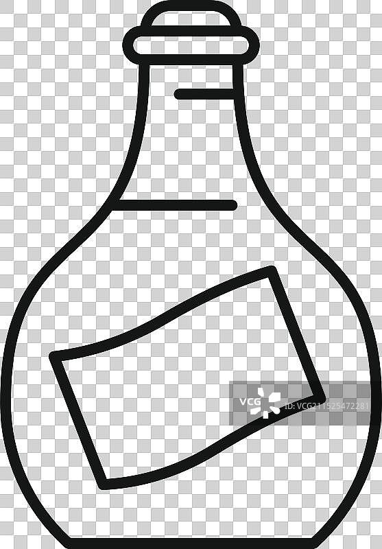 带有空白标签的酒精瓶图片素材