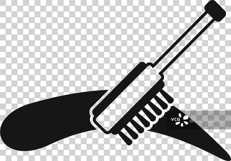 眉刷涂抹眉毛染料图片素材