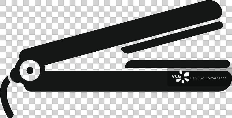 黑色直发器图标图片素材