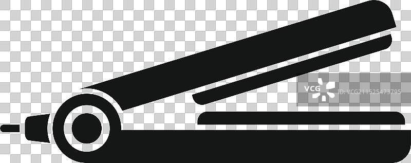 用于打造柔顺秀发的专业直发器图片素材