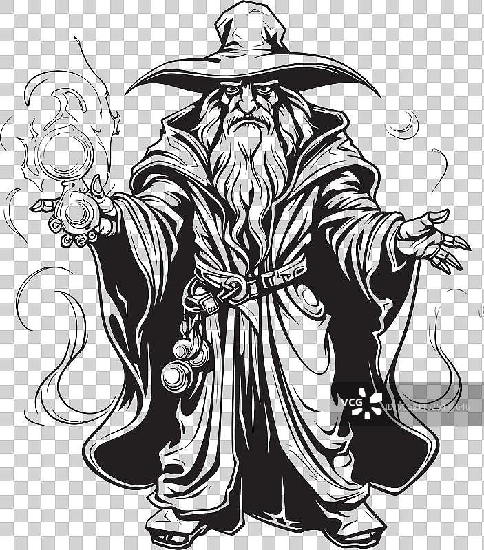 金刚术士标志性雇佣兵徽章图片素材