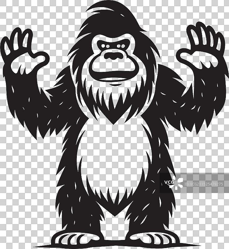 雪人微笑标志图片素材