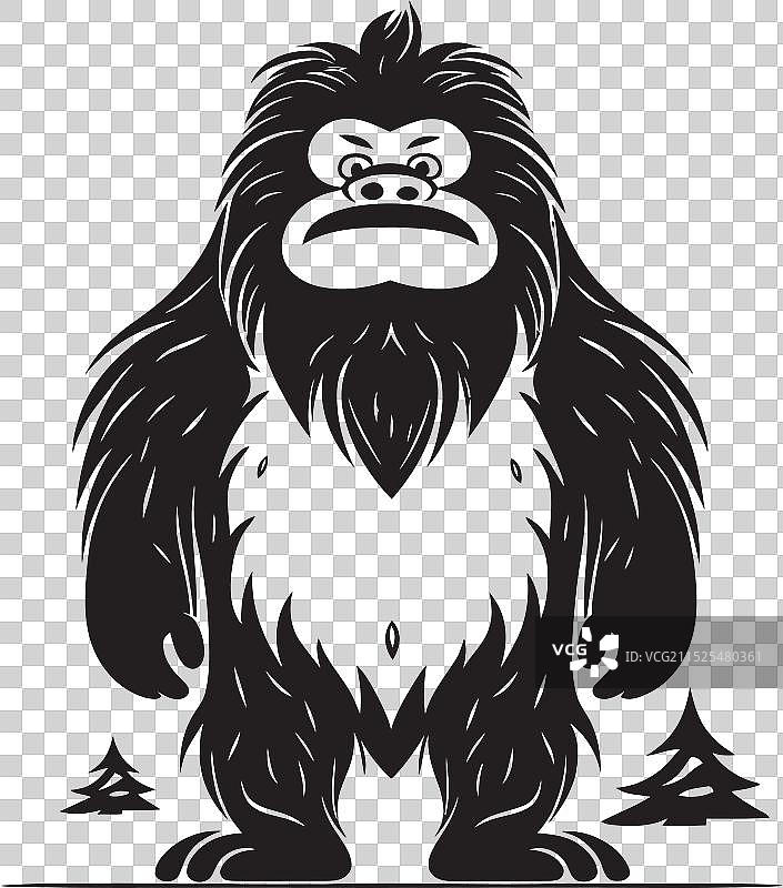 可爱的全身荒野观察者图片素材