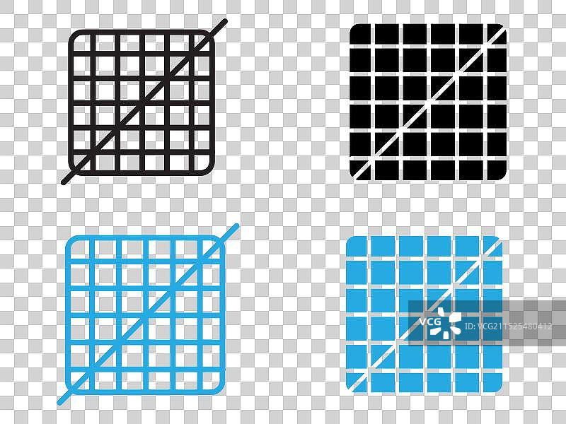离网图标黑白轮廓标志图片素材